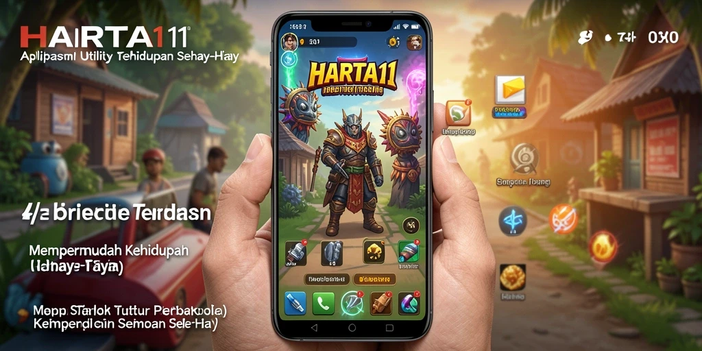 Screenshot utama HARTA11 menampilkan antarmuka yang intuitif dan mudah digunakan.