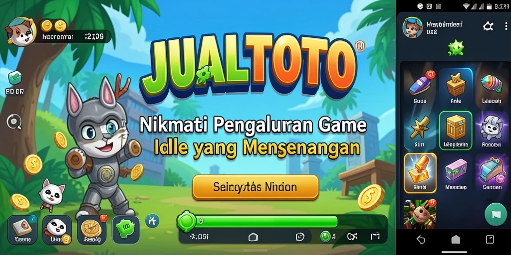 Tampilan gameplay Idle yang menarik dari JUALTOTO.
