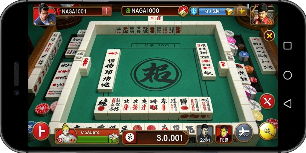 Gameplay NAGA1001 yang menarik di dunia Mahjong.