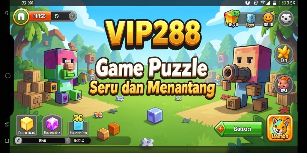 Tampilan gameplay menarik dari VIP288 dengan tantangan Puzzle.